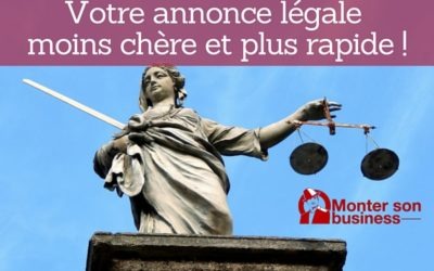 Où et comment faire une annonce légale moins chère ?